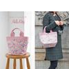 Tote Small Sanrio Liberty Small Mini A5 Floral Made in Hello Pink [Cyalel Yahata] Bag, Size, Character, Print, Women's, Self-Standing Bag, Tote, Size,