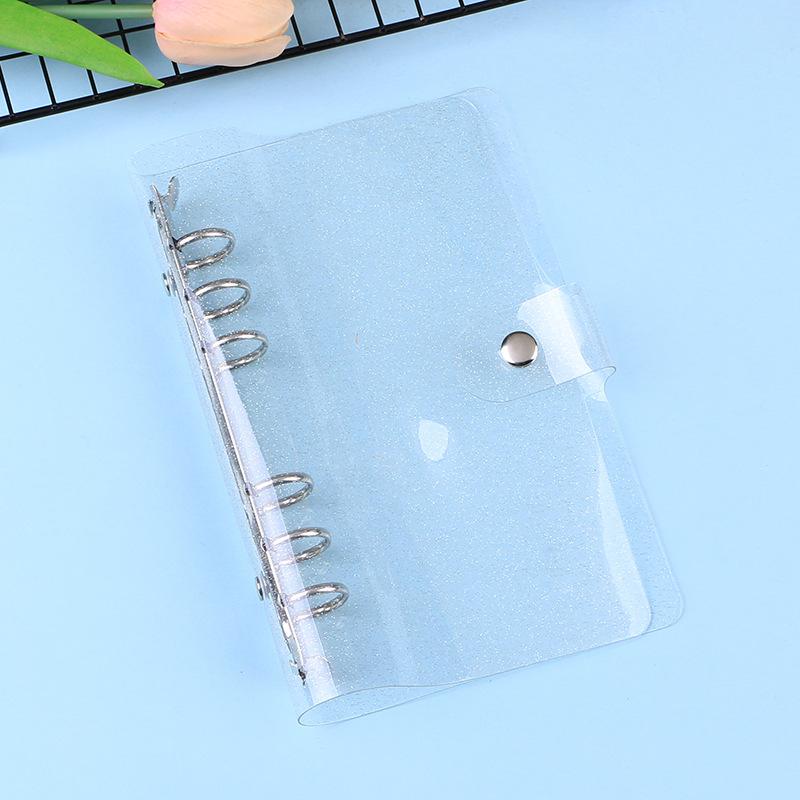 Diary A7 A6 A5 Transparent Loose Leaf Binder Notebook Inner Core Cover Note Book Journal Planner Office Stationery Supplies