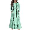 Girls' Maxi Dress Casual Holiday Dresses - Long Sleeve Dress With Pockets For 4-14Y
