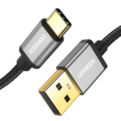 UGREEN Typ-C-Kabel, USB-Schnellladekabel, robustes Nylongeflecht, mehrfach biegegeprüft, Android-Ladekabel, kompatibel mit Xperia