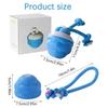 Bite-Resistant Electric Toy Ball For Dogs Automatic Bouncing Led Lighting Electric Jumping Ball Interactive Dog Ball