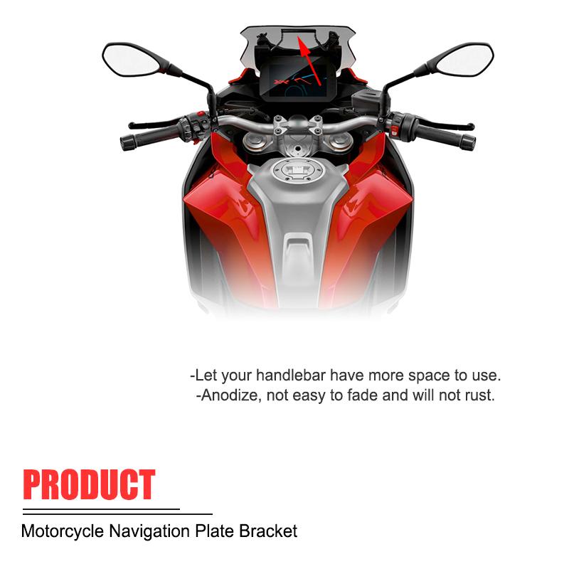 Fit For BMW F900XR Navigation GPS Bar Expansion Crossbar Mobile Phone Stand Holder Support F900 XR F 900XR 2020 2021 2022 2023