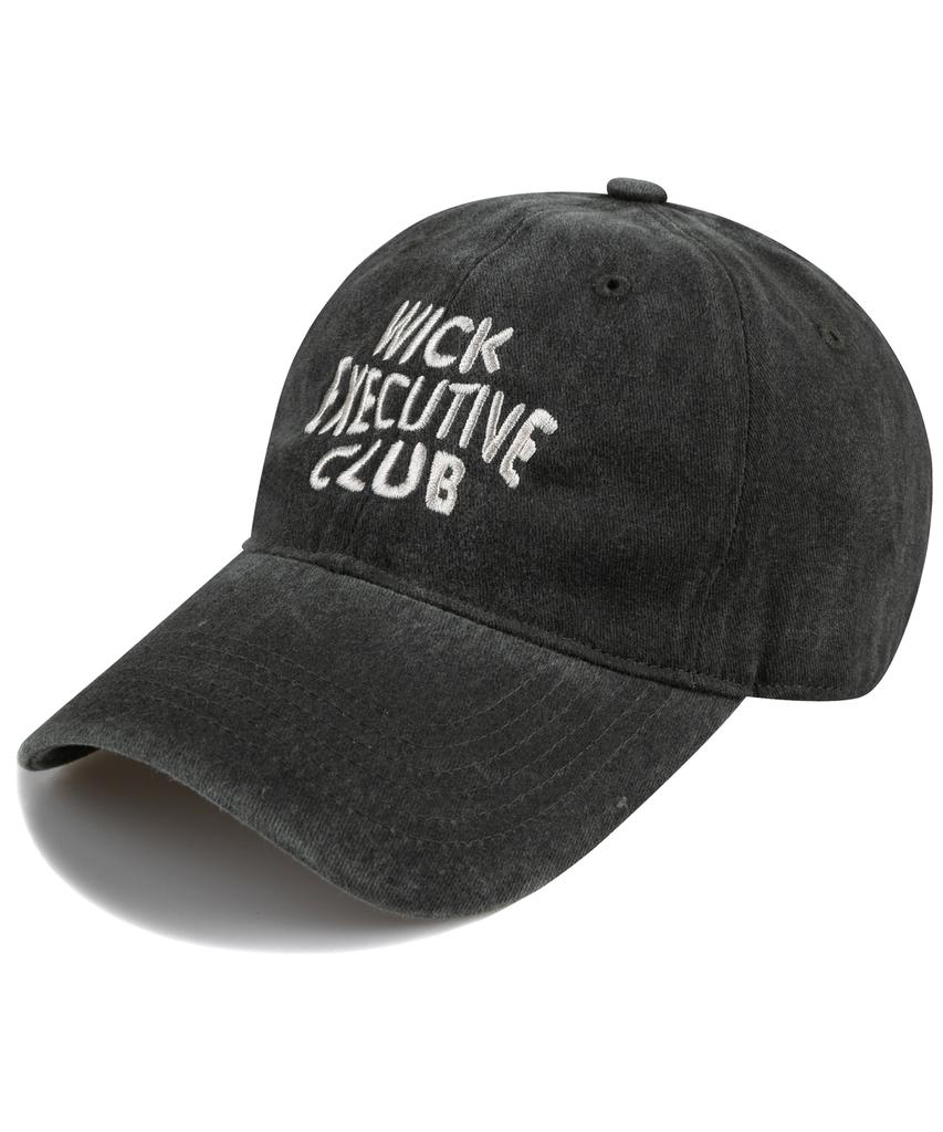 Wig Executive Club Wave Stone Washed Ball Cap - Charcoal