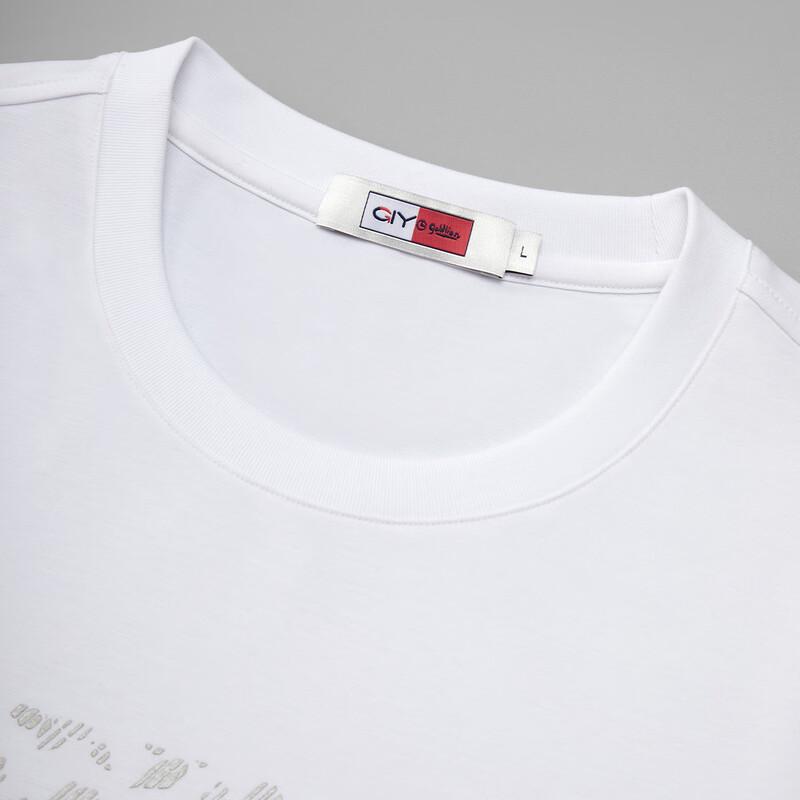 Goldlion Men's Printed Short Sleeve Round Neck T-Shirt