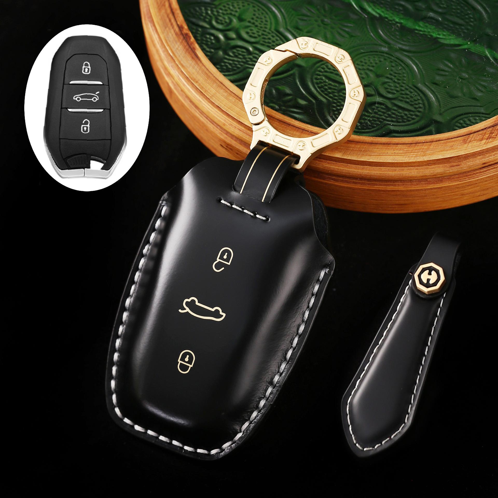 

Чехол для ключа автомобиля для Dongfeng Peugeot, чехол для ключа DS Citroen Elysee Sega C8, защитный чехол для ключа