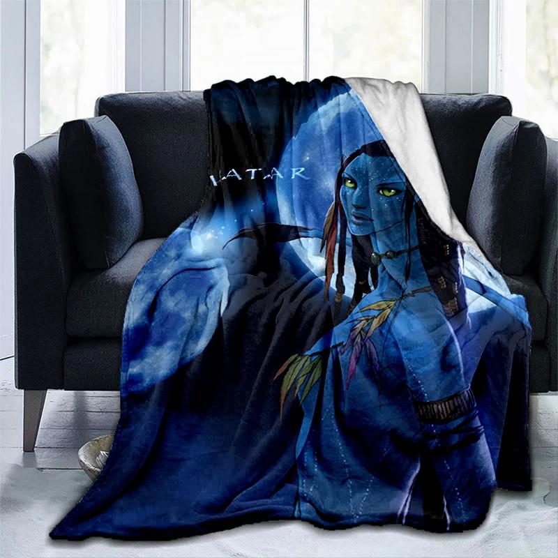 Avatar Film Gedruckte Weiche Warme Decke für Wohnzimmer Schlafzimmer Bett Sofa Couch Büro Geschenke Flanell Überwurfdecken