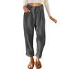 Women's Fall Corduroy Pants High Waist Relaxed Straight Leg Trousers Solid Color Casual Lounge Pant