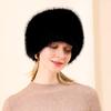 Mao Hat, Winter, Warm, Thick, Plush, Empty Top Hat, Solid Color Headband