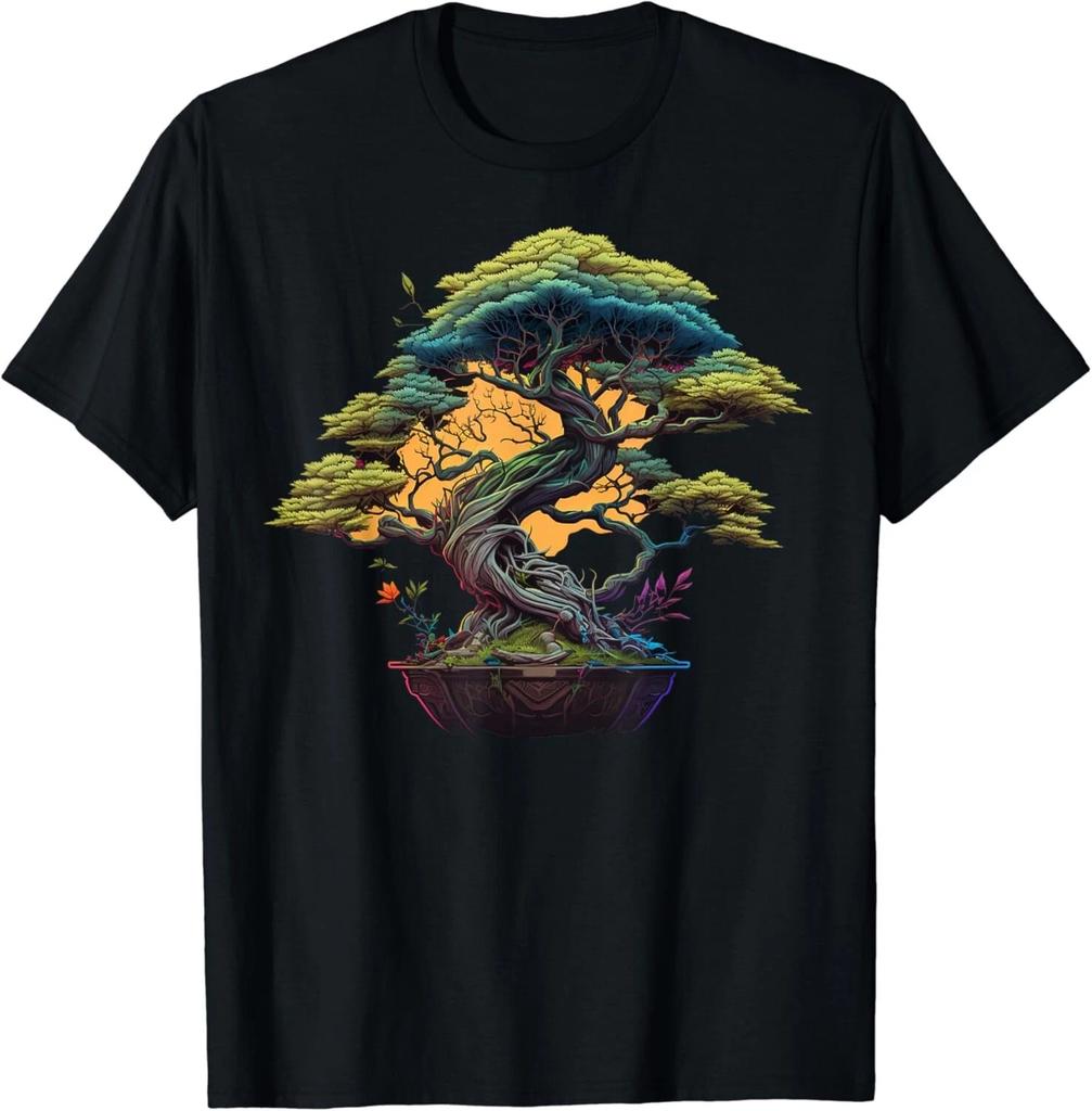 Bonkei Miniature tree on Japanese Bonsai Tree Gift Unisex T-Shirt
