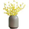 6Pcs Artificial Forsythia Branches, Fake Winter Jasmine Long Stem Silk Fake Spring Jasmine Flower for Wedding Home Office Decoration, Yellow, 45cm /