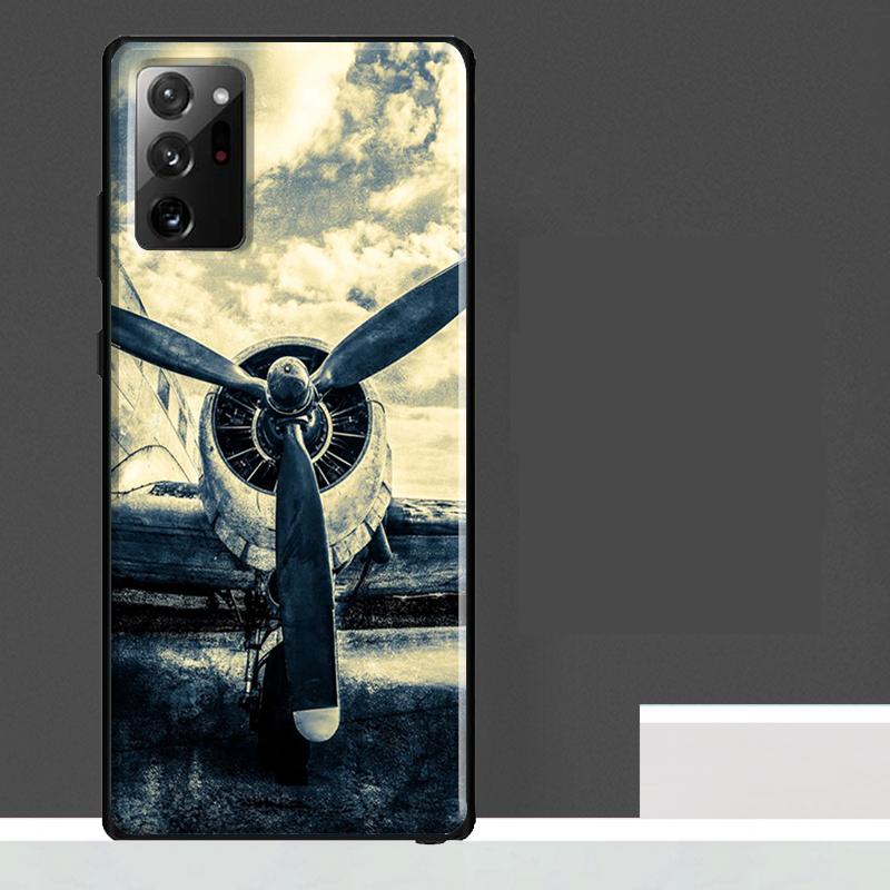 Aircraft Plane Case For Samsung Galaxy S23 S24 S25 Ultra S9 S10 S20 S21 S22 Plus S23 FE S25 FE Phone Cover