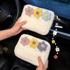 Drăguț Desene Animate Pluș Culoare Flori Tetieră Auto Cutie Șervețele Suport Turn Hârtie Organizator Agățat Parasolar Auto Accesorii Auto Styling