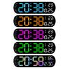Digital Wall Clock W/ Night Light LED Alarm Clock Large Display Digital Clock for Living Room Bedroom Office Wall Decor