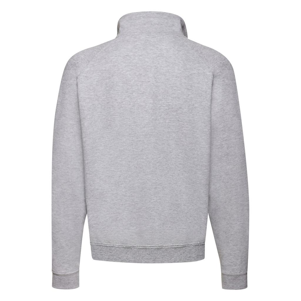 Fruit of the Loom Herr Klassisk Sweatshirt med Dragkedja i Halsen