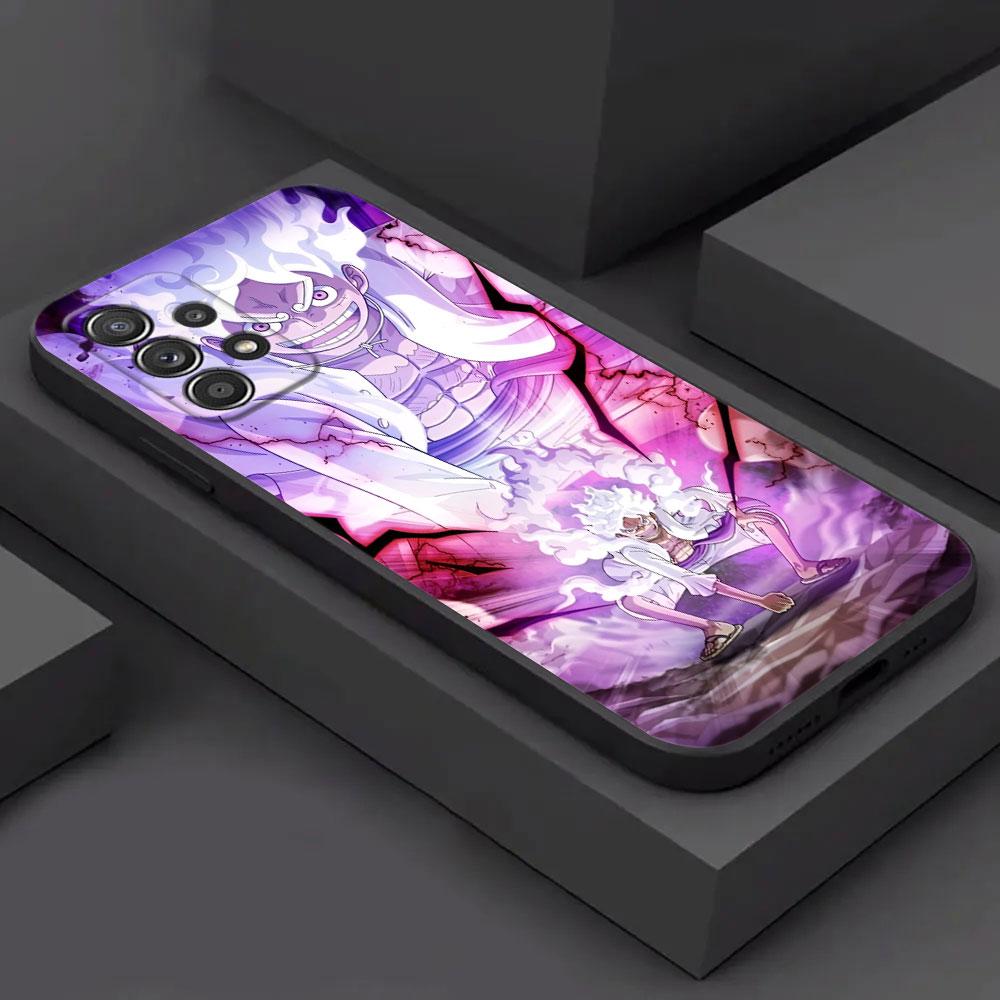 

Ones Sun God Nika Luffy Piece Phone Cover For Samsung Galaxy A56 A57 5G A37 A55 A36 A26 A17 A07 A35 A34 A53 A54 A52 A73 A72 Case Galaxy A17