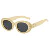 Fashion Big Frame Double Beam Sunglasses Female High-end Sense of European and American Classic Sunglasses Driving Sunscreen Sunglasses