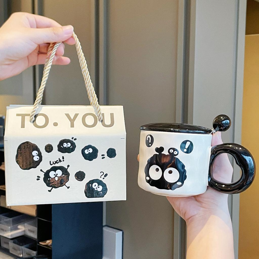 Teacher's Day Gift for Teachers Men's Souvenir Cute Ceramic Mug with Lid Water Cup Practical Cup Coffee Cup