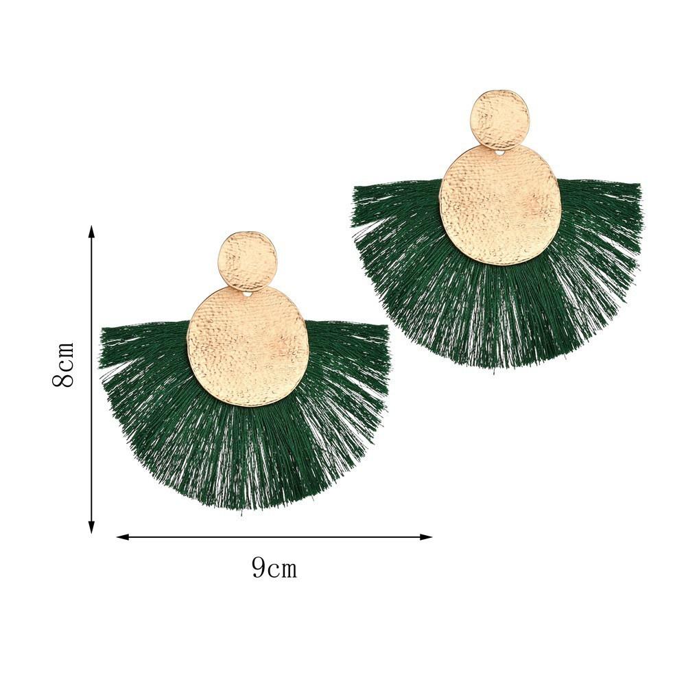 Quastenohrringe Hochzeitsfeier Statement Böhmische Hängeohrringe Lang Vintage Fransen Billiges Geschenk
