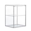 Hachiban-ya Figure Case Storage Transparent Display Magnetic Door Collection Stackable Width 29.2cm Depth 25cm Height 40cm Clear One