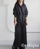 antiqua Women's Drawstring Gathered Shirt, PK-01175, One Size 05, Black