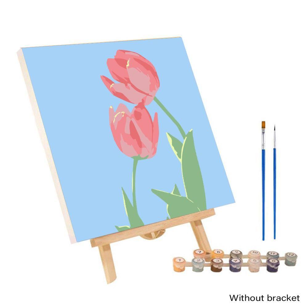 

Домашний деко Цифровая картина маслом Холст Акриловый рисунок Забавная ручная роспись маслом