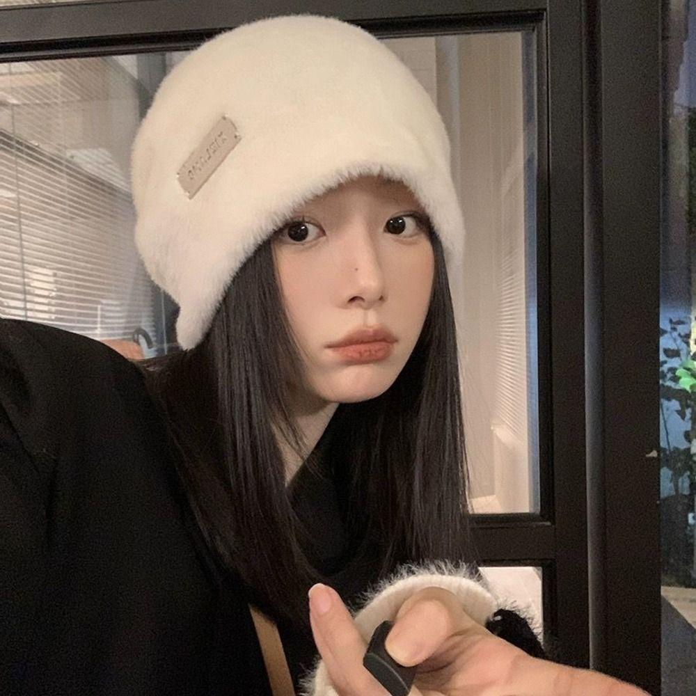 Warm Autumn Winter Hat Cold-proof Beanies Hats Cold Hat Slouchy Chemo Cap  Indoor Outdoor