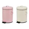Step Trash Can Anti Slip Base Waste Basket Dustbin Foot Pedal Garbage Bin for Entryway Restroom Toilet Laundry Room Apartment