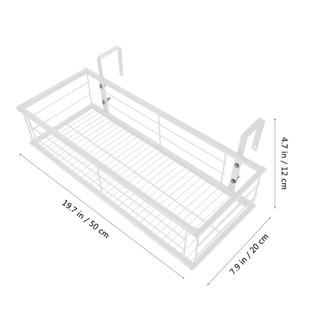 Buy 1Pc Balcony Hanging Flowerpot Rack Rectangular Railing Fence ...