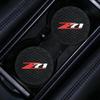 2Pcs for z71 car Cup Holder Coaster 2.75in for Colorado Silverado Interior Accessories (RED)
