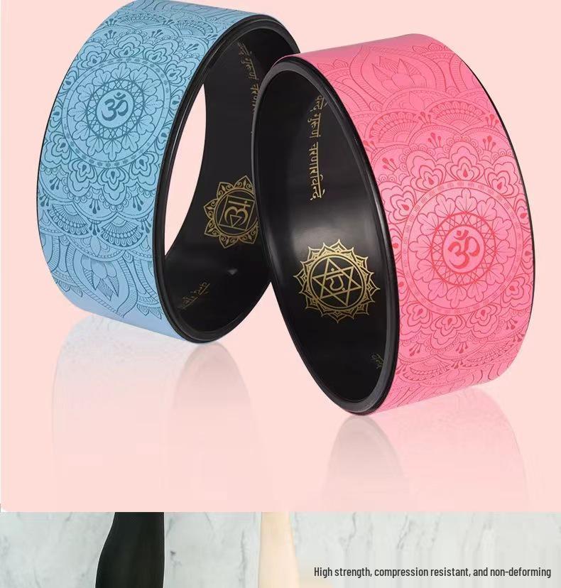 PU Yoga Rad & Pilates Ring für Rückbeugen und Fitness