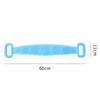 Bath Brush Double Sided Silicone Strong Back Scrubbing Towel Long Strip Belt Convenient Bath Cleaning Massage Brush