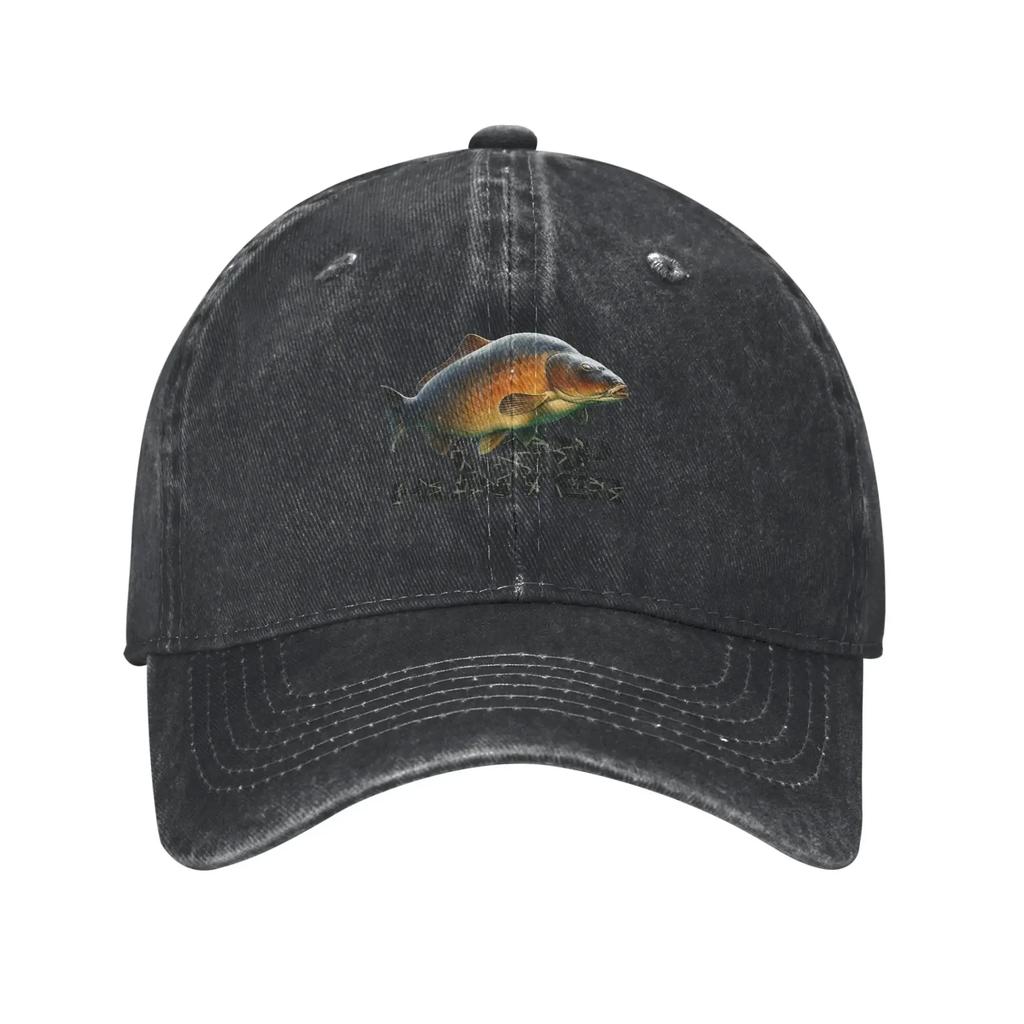 Baseball Cap Fisherman Carp Fish Summer Fashion Trucker Hat  Men Adult Custom Logo Tennis Skate Hot Sale Snapback Cap