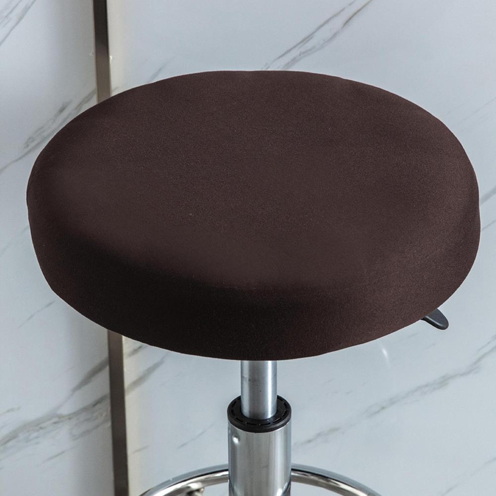 

Teddy Fleece Seat Slipcover Bar Round Swivel Chair Cover Universal Soft Warm Stool Cover Coffee Shop Stool Cover High Quality