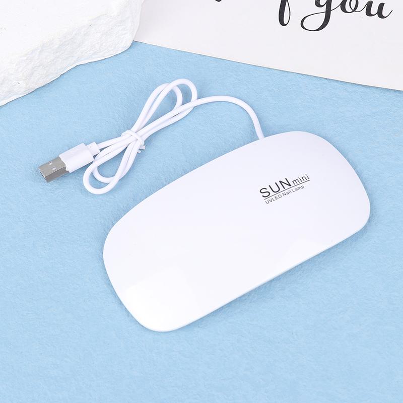 

Мини-лампа для ногтей 6 Вт УФ светодиодная для сушки гель-лака розовая белая машина для сушки ногтей портативный USB-кабель домашний инструмент для сушки ногтей для гель-лака