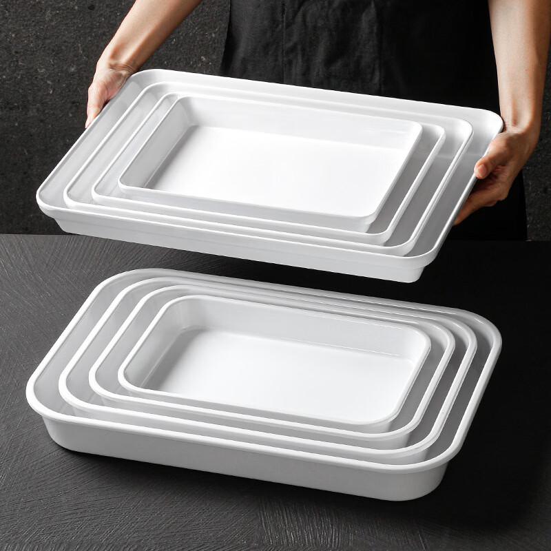 Yuzhou Commercial Melamine Rectangular Food Display Plate