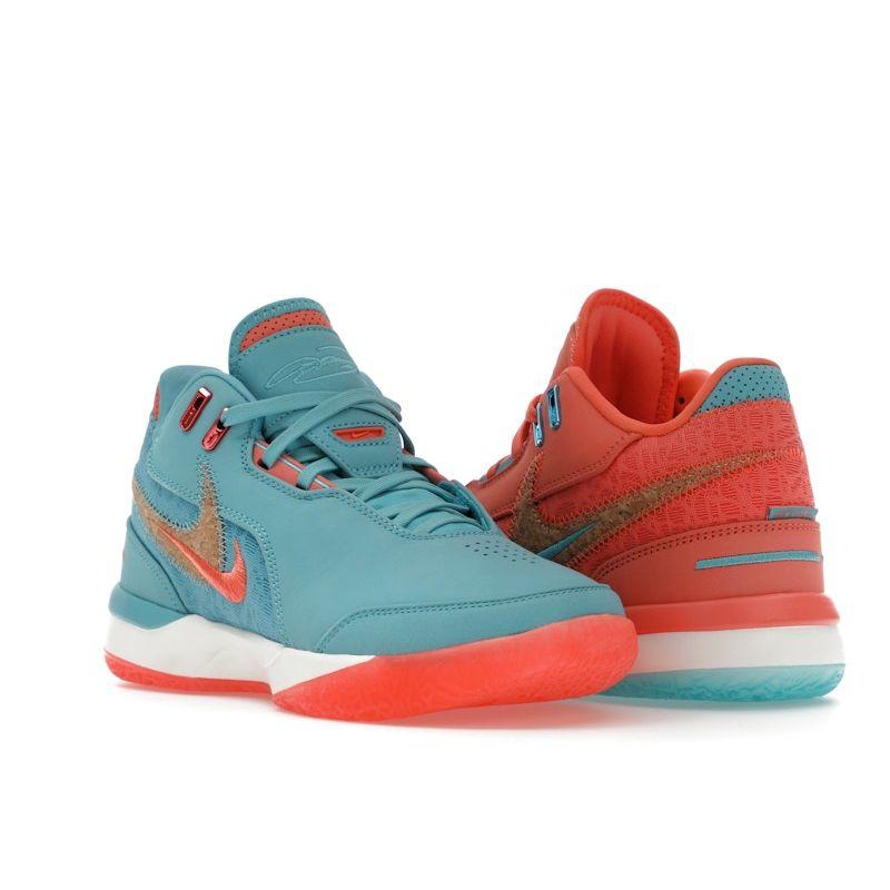 Nike Zoom LeBron NXXT Gen AMPD Miami Unisex Sneakers Multi-Color Mineral-Blue Light-Wild-Mango FJ1566-401