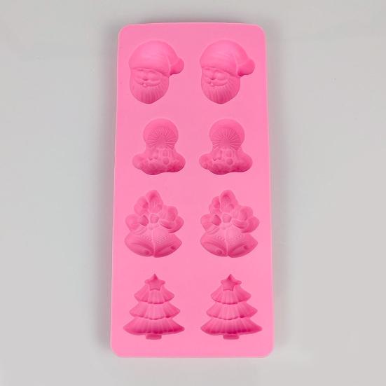 Christmas Chocolate Molds Easy to Demold Silicone Candy Molds Santa Clause Christmas Tree Bell Shape