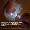 Multifunction Automatic Nails Trimmer with LED Light Electric Nail Clippers  for Men Women