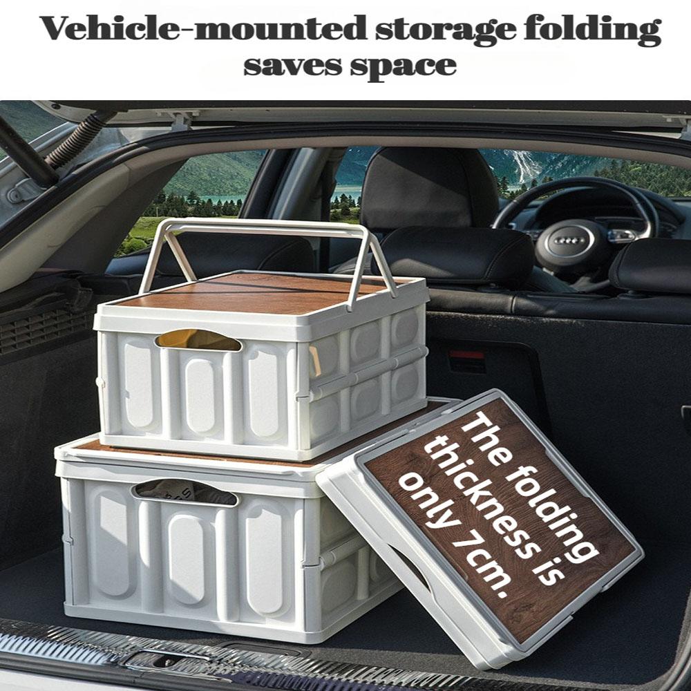 Outdoor Folding Storage Box, Multi-functional Car Storage Box, Wardrobe, Household Sundry Box, Storage Basket, Portable for Camp