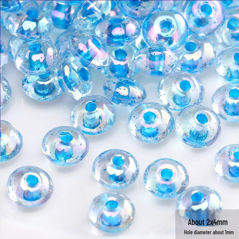 Blauer Glas-Reiskorn-Haarnadel: Handgefertigter Schmuck-Accessoire im antiken chinesischen Stil