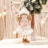 Christmas Lace Angel Doll Tree Ornaments - Small Pendant Decorations for Christmas Tree