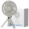 New Portable Folding Handheld Fan 3000mAh Desktop Rechargeable Fan 4 speed Wind Angle Adjustable for Home Outdoor Travel