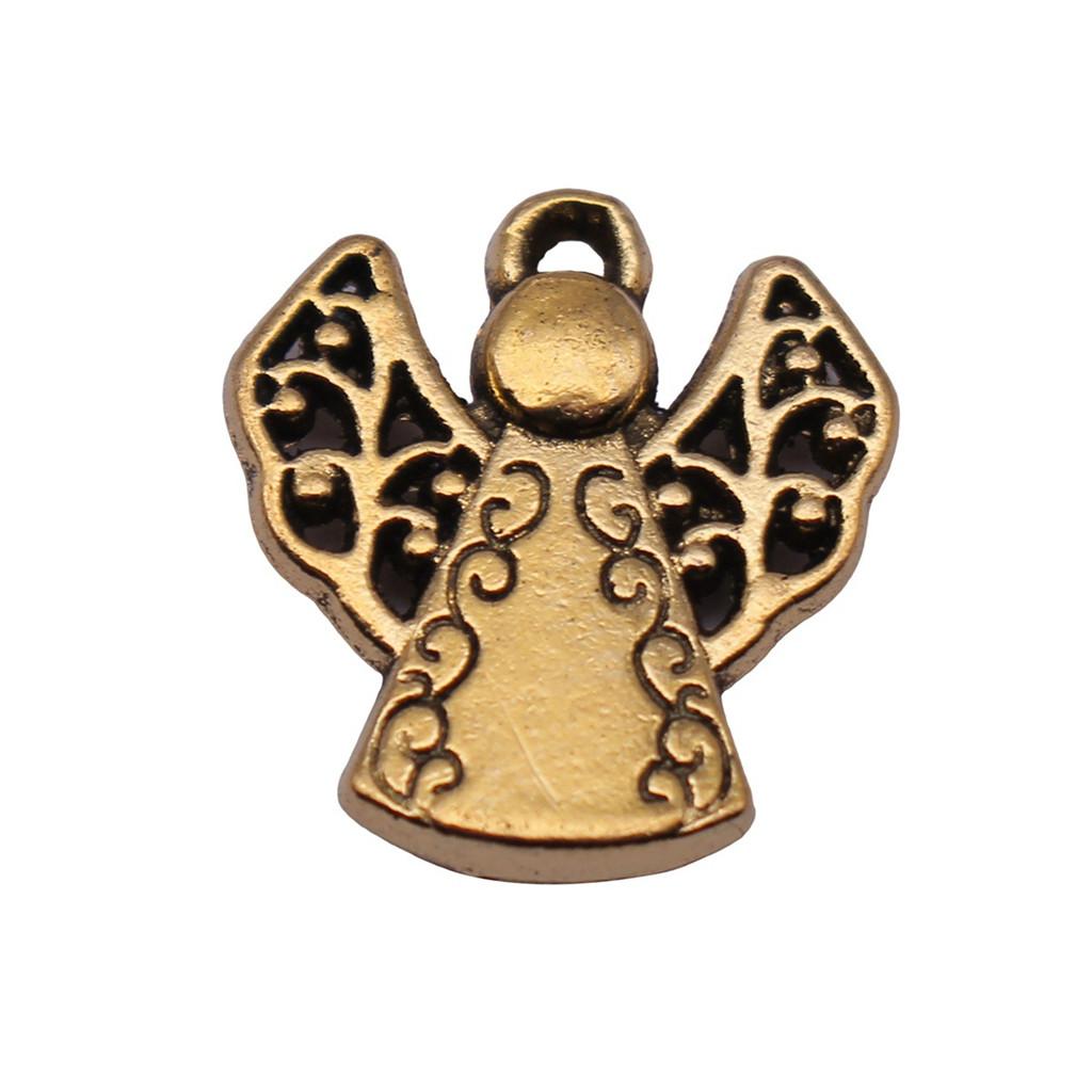 Angel Charms Alloy Fairy Pendants For Religious Holiday Jewelry Making