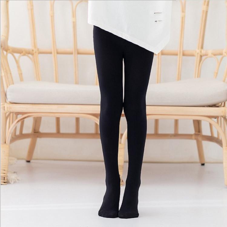 Children's Thin Velvet Dance Tights, Anti-Pilling White Ballet Pants and Socks