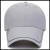 Sun CZA401 [White Fang] Hat, Cap, Breathable, Quick-Drying, Outdoor, Sports, Protection, Casual, Men's, Women's, (Light Gray)