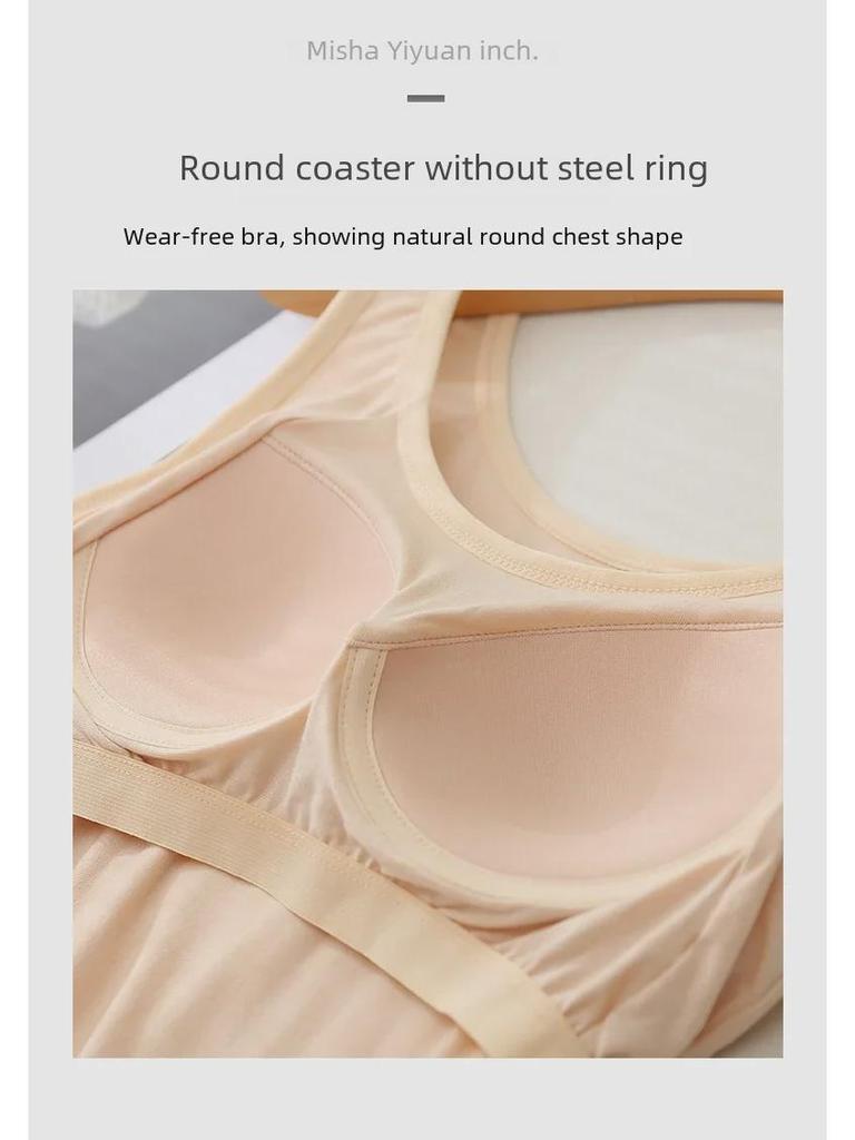 Damen Nahtloses Gepolstertes Sport-Camisole - Große Größe