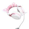 Gaming Headset Wired PC RGB Luminous Noise Reduction Over Ear Headphones with Mic