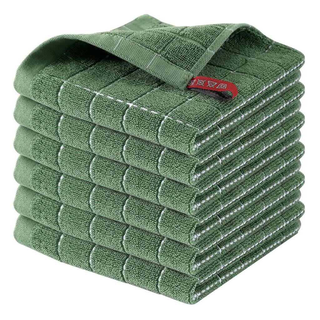 Soft Absorbent Pure Cotton Square Towel for Kitchen and Bathroom