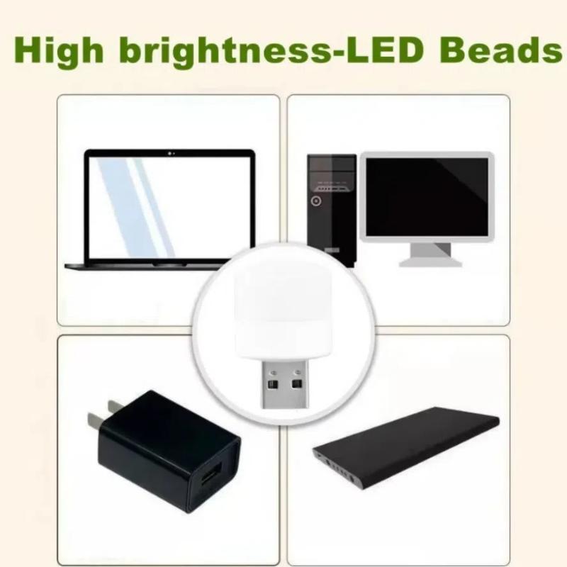 Mini Night Lights Multiple Colors USB Plug Lamp LED Atmosphere Light Staircase and Corridor Lights