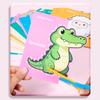 Handmade Paper Cut Set Kids Craft Toys DIY Colorful Paper Cutting Folding Toys for Early Art Development Fine Motor Skills